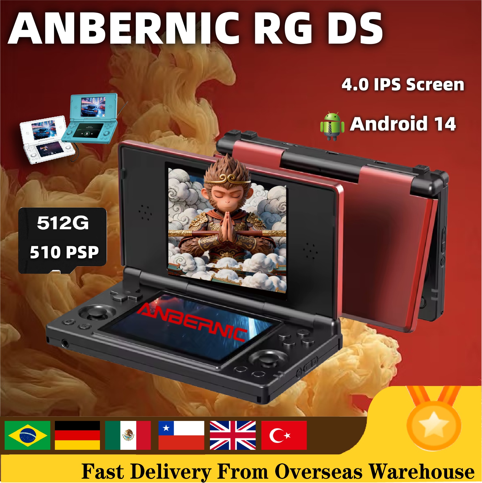 ANBERNIC RG DS ボタン配置