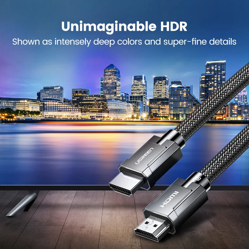 UGREEN 8K HDMI ケーブル 接続イメージ