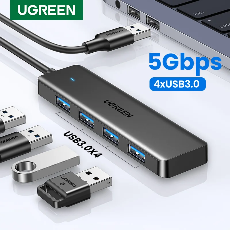 UGREEN 4ポート スリム USB-Cハブ AliExpress版