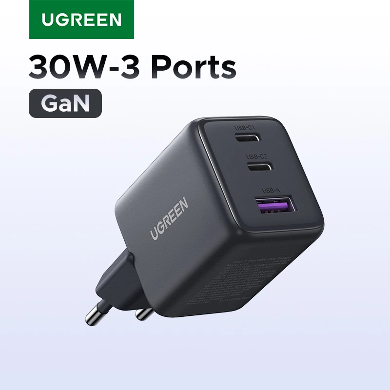 UGREEN 3ポート GaN充電器